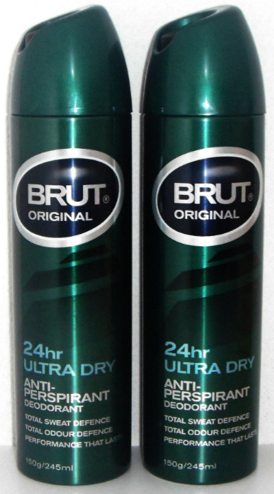 Brut antiperspirant sprays