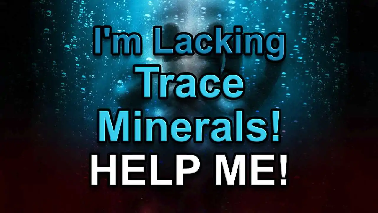 Lost trace minerals. HELP!