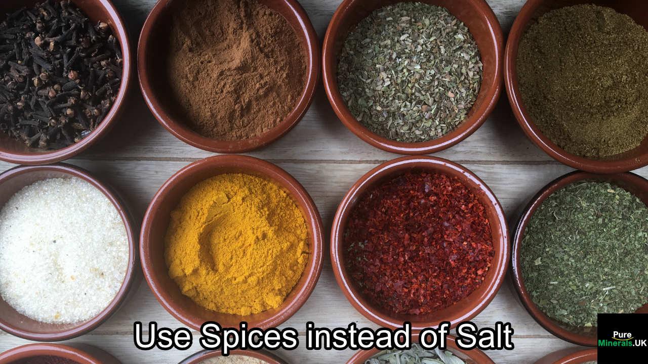 Cut down on salt - spices