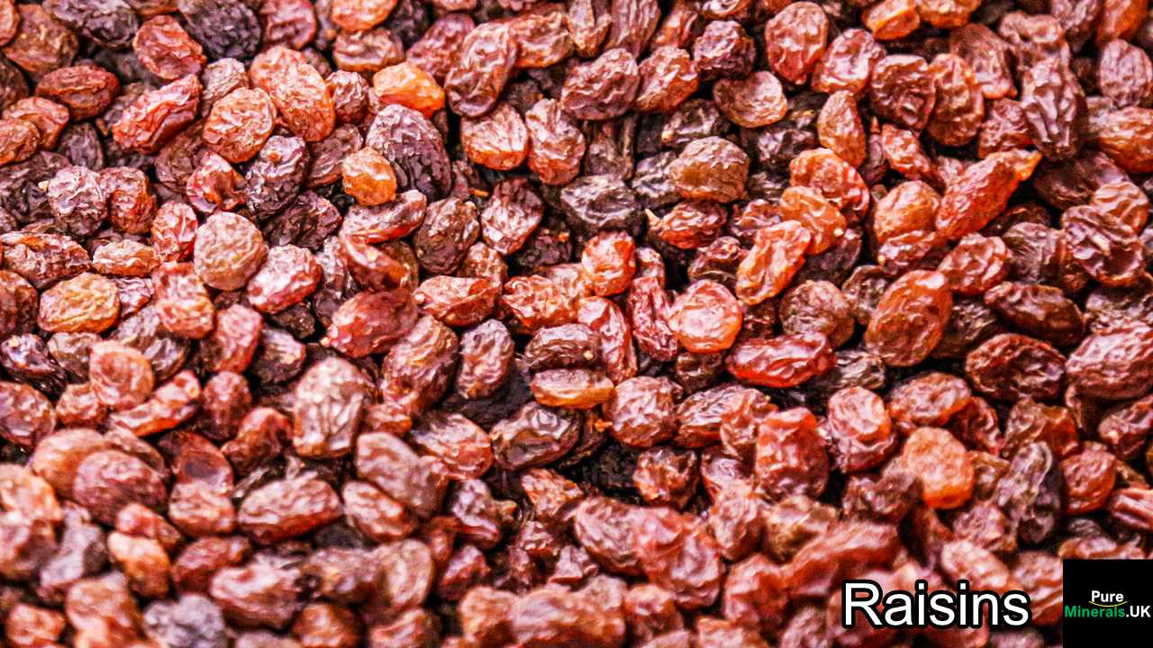 Raisins – Potassium-rich foods
