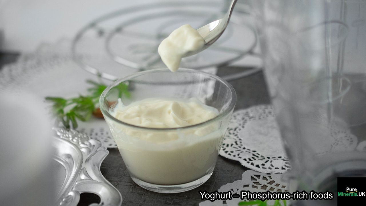 Yogurt – Phosphorus-rich foods