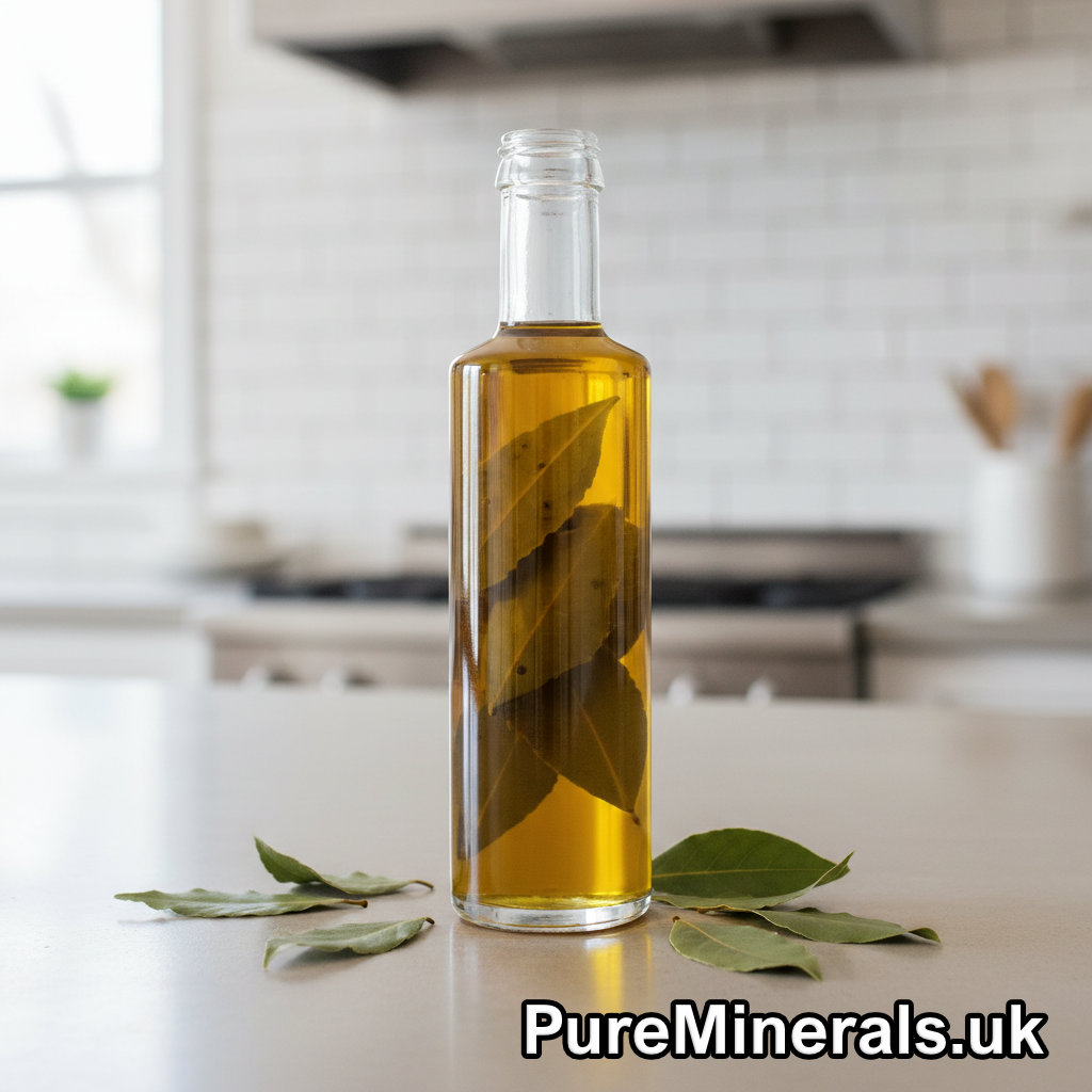 Bay leaf-infused olive oil