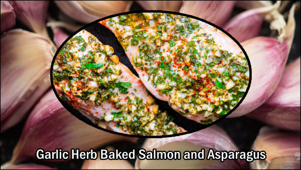 Garlic Herb Baked Salmon