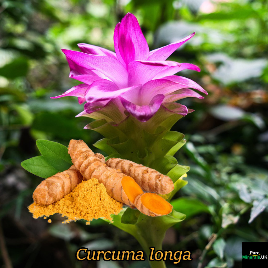 Curcuma longa - flower & Spice