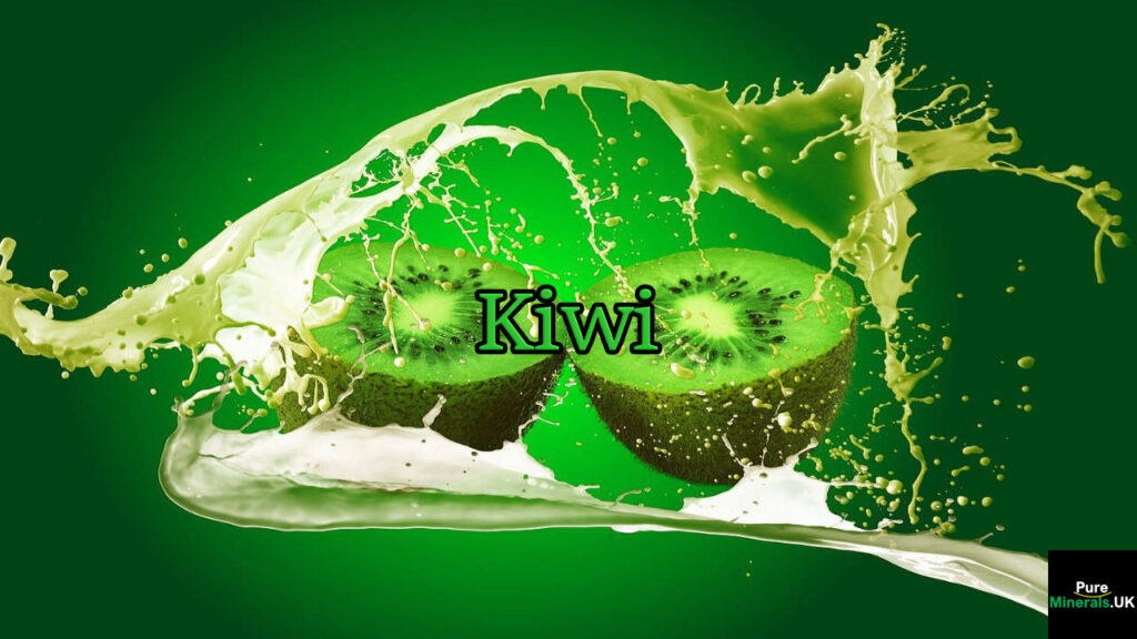 Kiwi fruit splash.