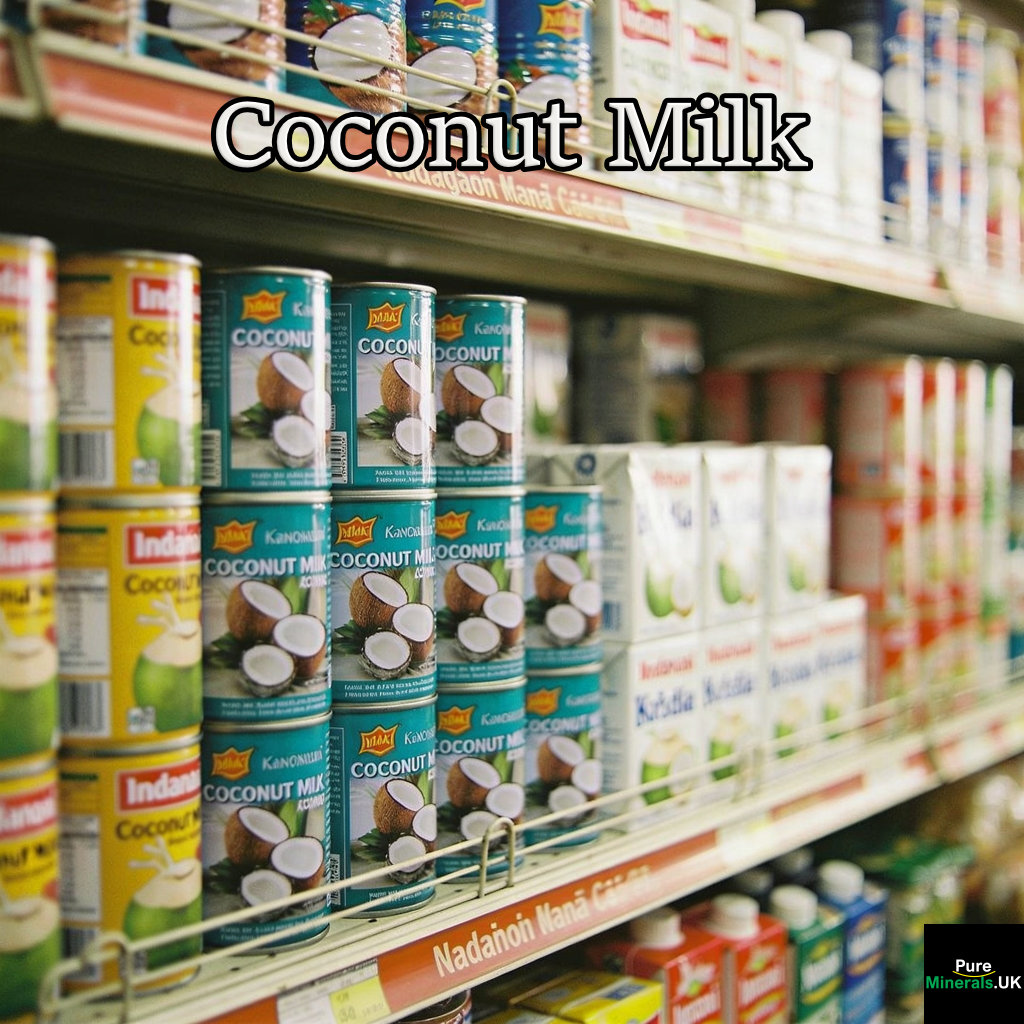 Coconut milk is made by blending coconut meat with water and straining out the solids.