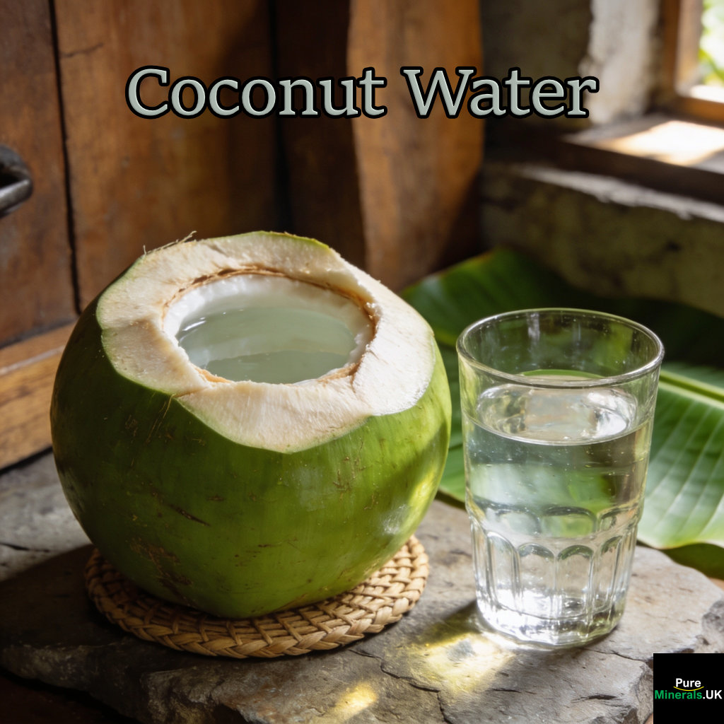 Coconut water is the clear liquid found inside a young, unripe coconut.