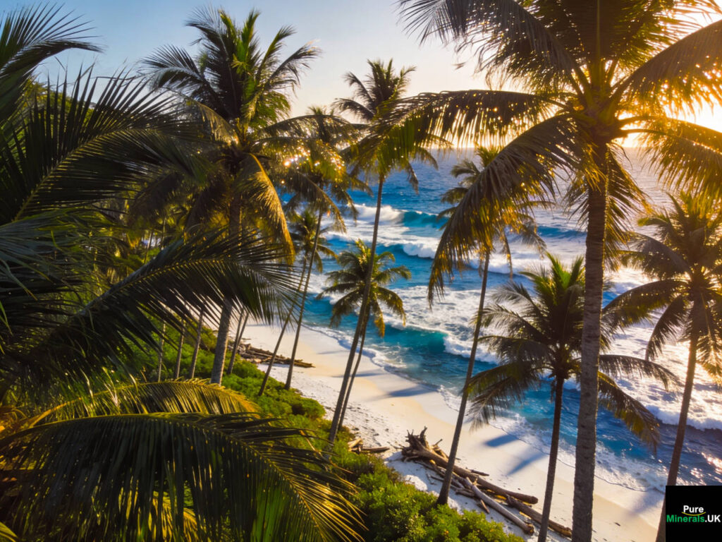 The coconut palm is one of the most geographically widespread fruit trees on Earth.